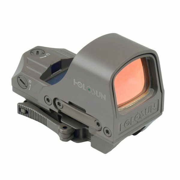 Holosun – Kolimator HE510C Multi Reticle - Green Dot - Solar Panel - HE510C-GR-FDE-1