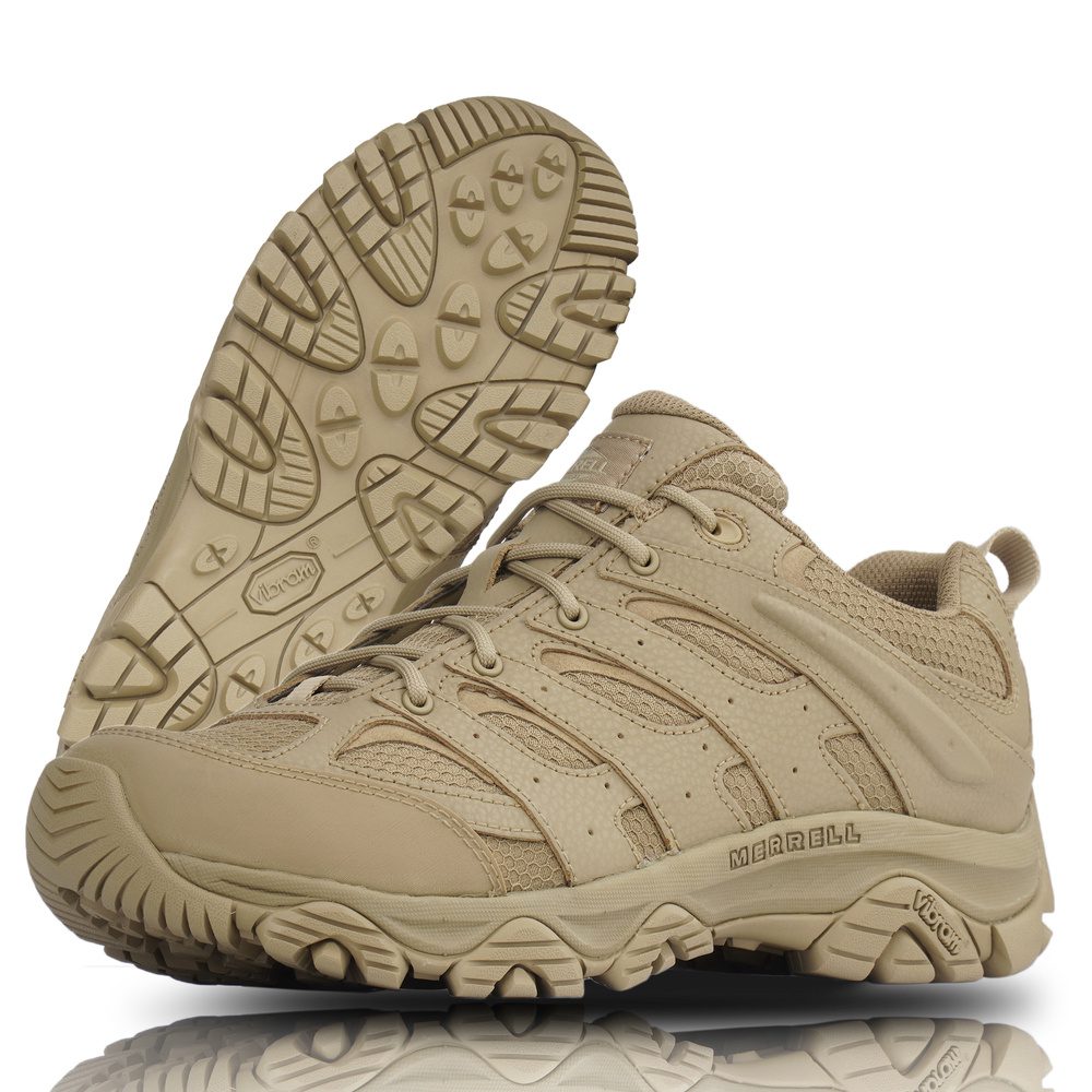 Merrell - Niskie buty wojskowe - Moab 3 Tactical - Coyote - J004115-1