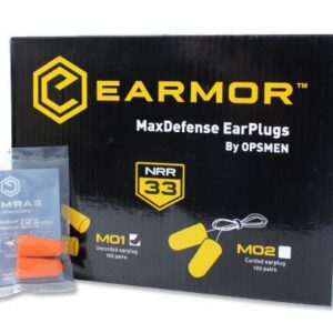 Earmor - Piankowe zatyczki do uszu MaxDefense - M01 - BOX 60 szt.-1