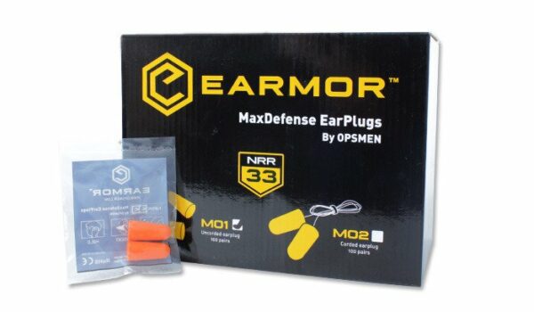 Earmor - Piankowe zatyczki do uszu MaxDefense - M01 - BOX 60 szt.-1