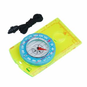 UST - Kompas mapowy Hi Vis Deluxe Map Compass - Niebieski - 1156796