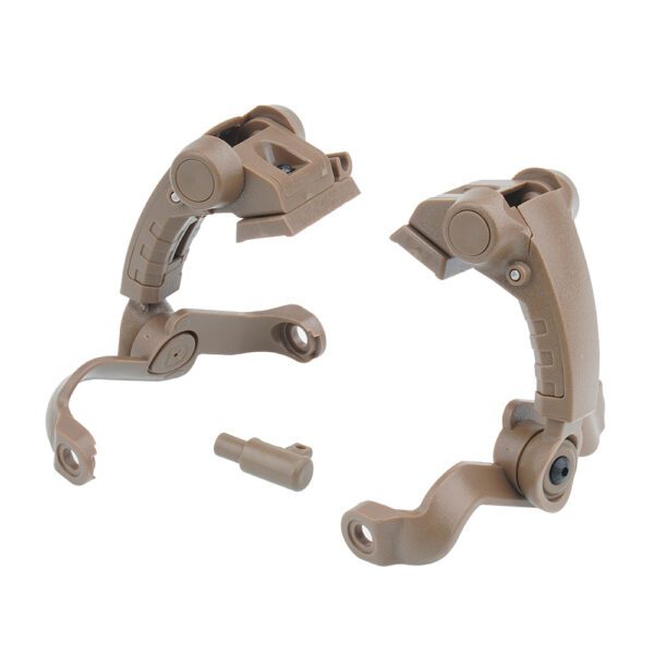 Earmor - Montaż nahełmowy ARC dla ochronników Mark 3 M16 Rail Mount Kit - Coyote Tan-1