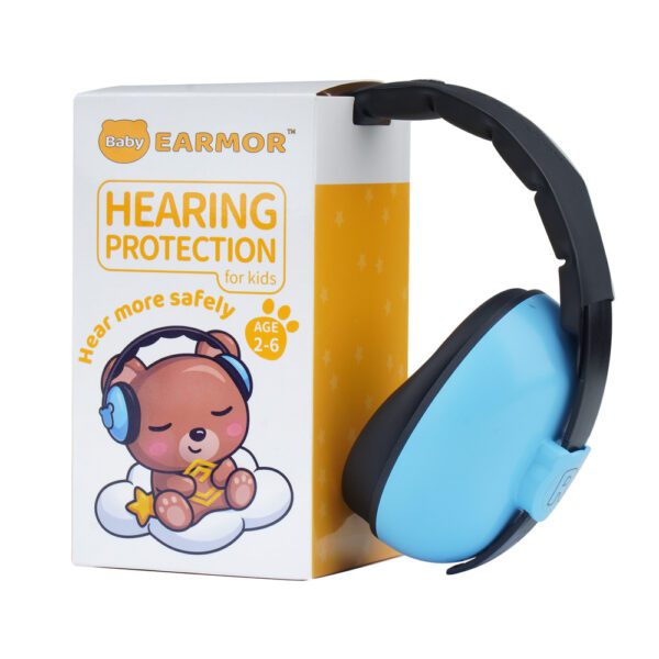 Earmor - Pasywne słuchawki dziecięce - Baby Blue - K01-1