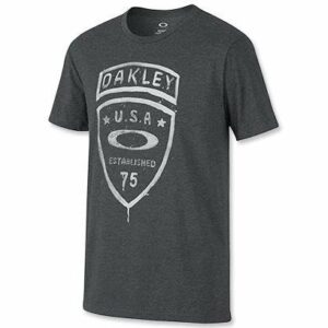 Oakley - T-Shirt SI Crest Tee - Jet Black Heather - 452232-01S