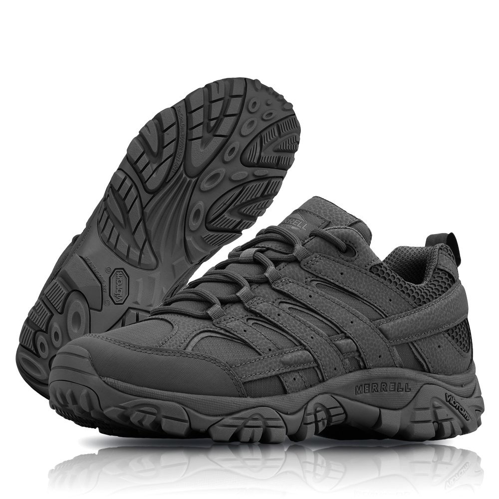 Merrell - Buty Moab 2 Tactical Shoe - Czarny - J15861-1