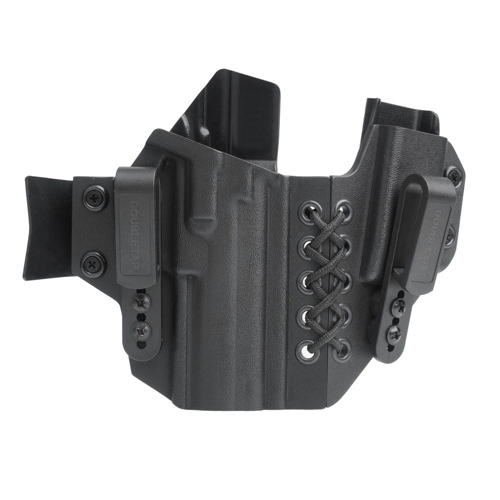 DOUBLETAP GEAR - Kabura wewnętrzna Kydex Appendix Elastic IWB z ładownicą do HK P30, SFP - Czarna-1