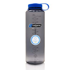 Nalgene - Butelka 48oz Silo Sustain Wide Mouth - Otwór 63 mm - 1,5L -  Szary - 2020-0148