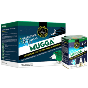 Mugga - Elektrofumigator Mugga + wkład 45N - 35 ml + 2 dodatkowe wkłady