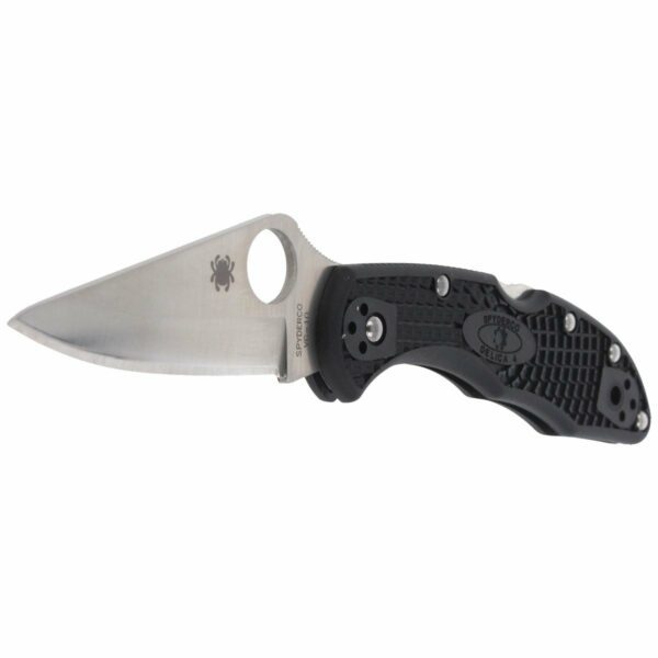 Nóż Spyderco Delica 4 FRN Black Plain (C11PBK)-2