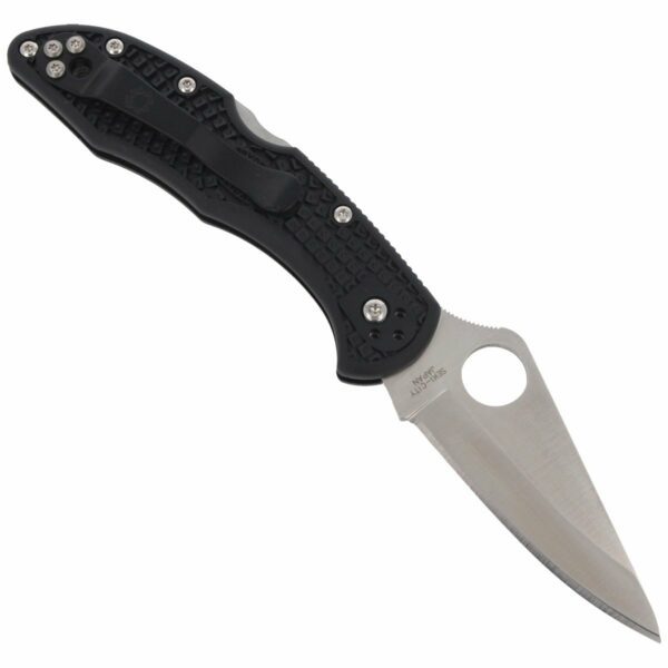 Nóż Spyderco Delica 4 FRN Black Plain (C11PBK)-3