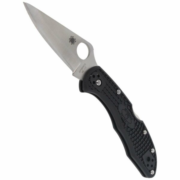 Nóż Spyderco Delica 4 FRN Black Plain (C11PBK)-4