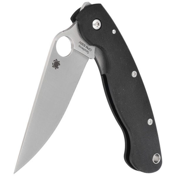 Nóż składany Spyderco Military Model G-10 Black Plain (C36GPE)-4