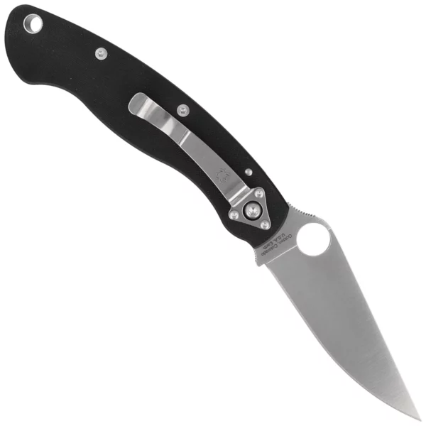 Nóż składany Spyderco Military Model G-10 Black Plain (C36GPE)-3