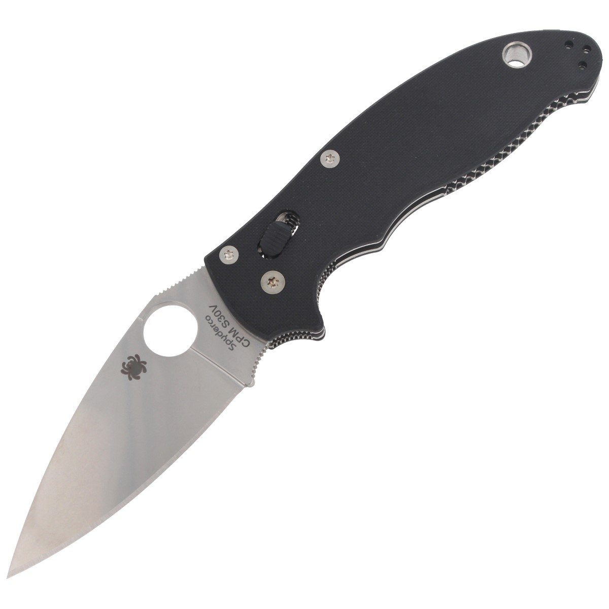 Nóż składany Spyderco Manix 2 G-10 Black Plain (C101GP2)-1