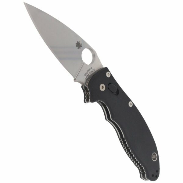 Nóż składany Spyderco Manix 2 G-10 Black Plain (C101GP2)-4