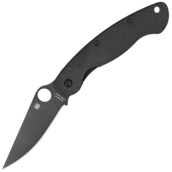 Nóż składany Spyderco Military G-10 Black / Black Blade (C36GPBK)-1