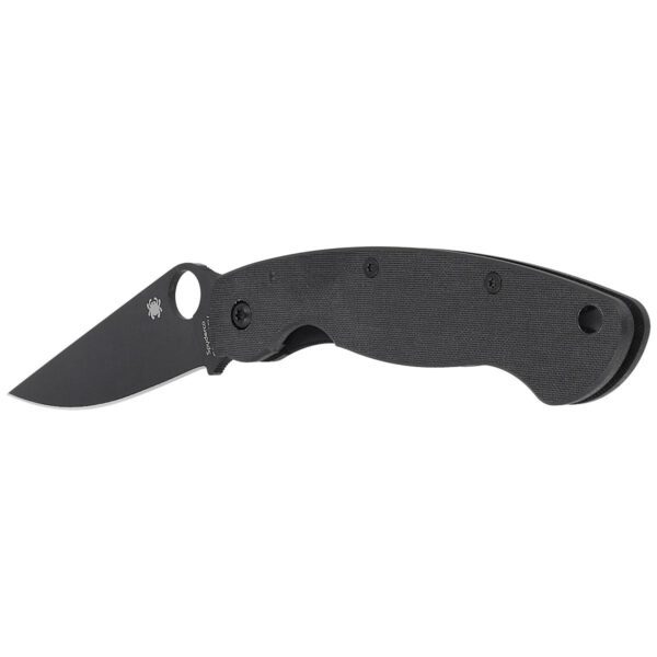 Nóż składany Spyderco Military G-10 Black / Black Blade (C36GPBK)-5