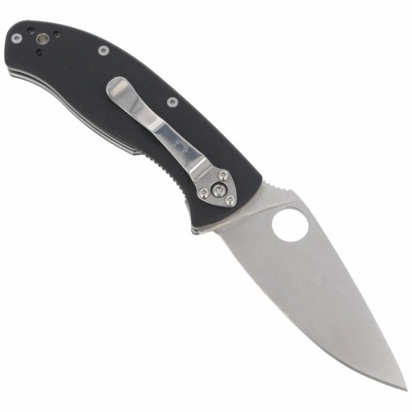 Nóż Spyderco Tenacious G-10 Black Plain (C122GP)-3