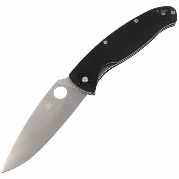 Nóż Spyderco Resilience G-10 Black Plain (C142GP)-1