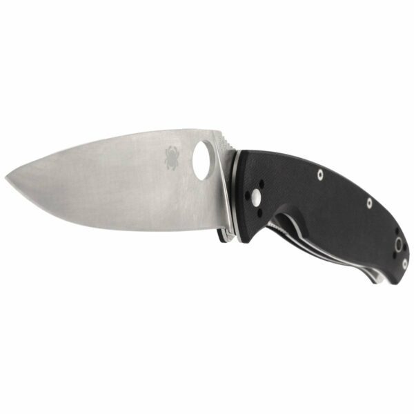 Nóż Spyderco Resilience G-10 Black Plain (C142GP)-2