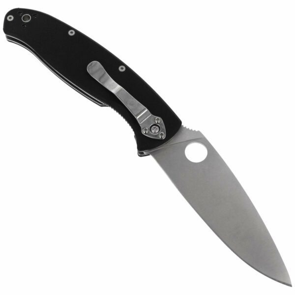 Nóż Spyderco Resilience G-10 Black Plain (C142GP)-3