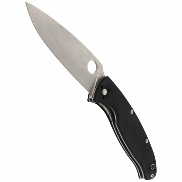 Nóż Spyderco Resilience G-10 Black Plain (C142GP)-4