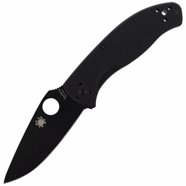 Nóż Spyderco Tenacious G-10 Black / Black Blade Plain (C122GBBKP)-1