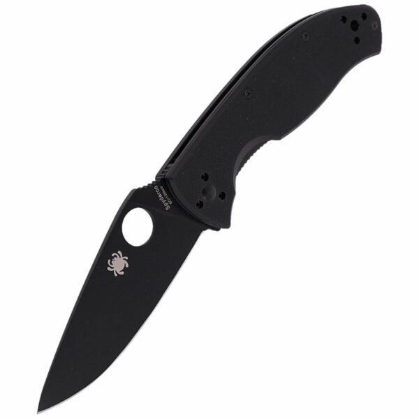 Nóż Spyderco Tenacious G-10 Black / Black Blade Plain (C122GBBKP)-3