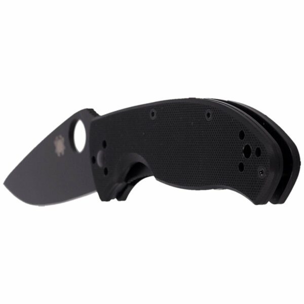 Nóż Spyderco Tenacious G-10 Black / Black Blade Plain (C122GBBKP)-5