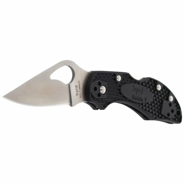 Nóż Spyderco Byrd Robin 2 FRN Black, Plain (BY10PBK2)-2