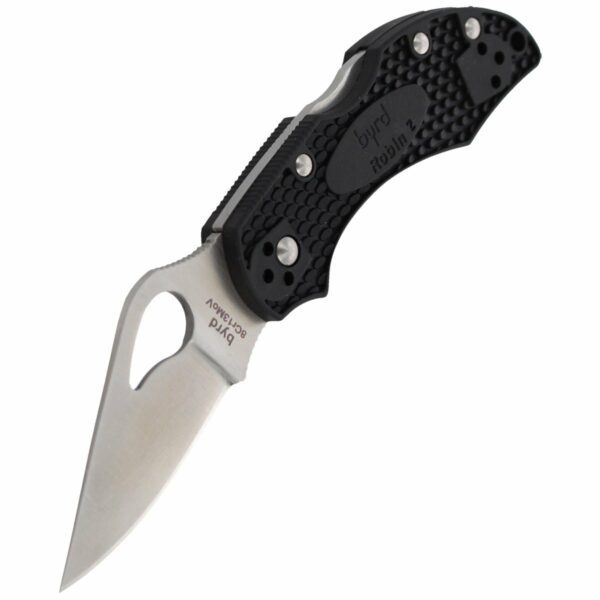 Nóż Spyderco Byrd Robin 2 FRN Black, Plain (BY10PBK2)-5