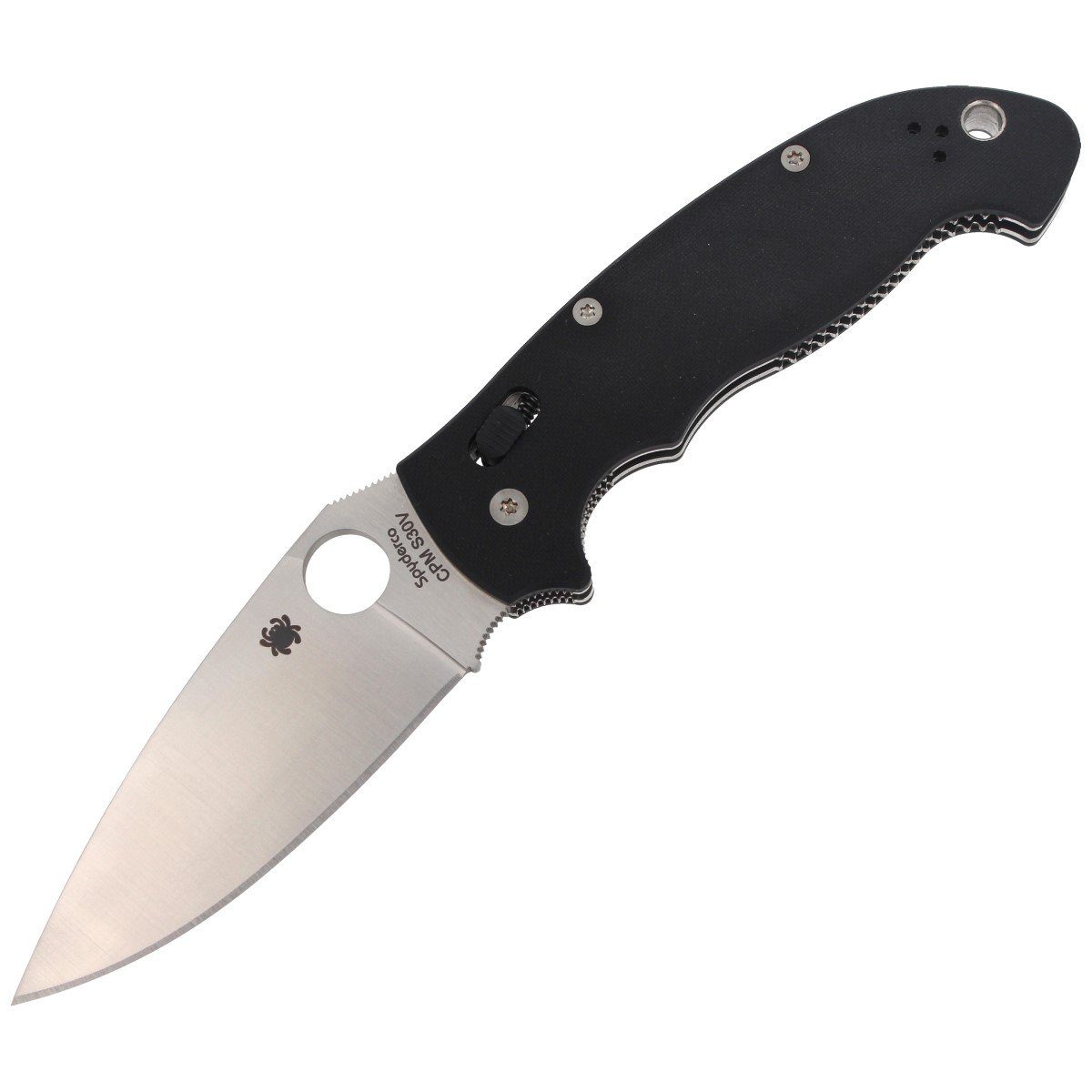 Nóż składany Spyderco Manix 2 XL G-10 Black Plain (C95GP2)-1