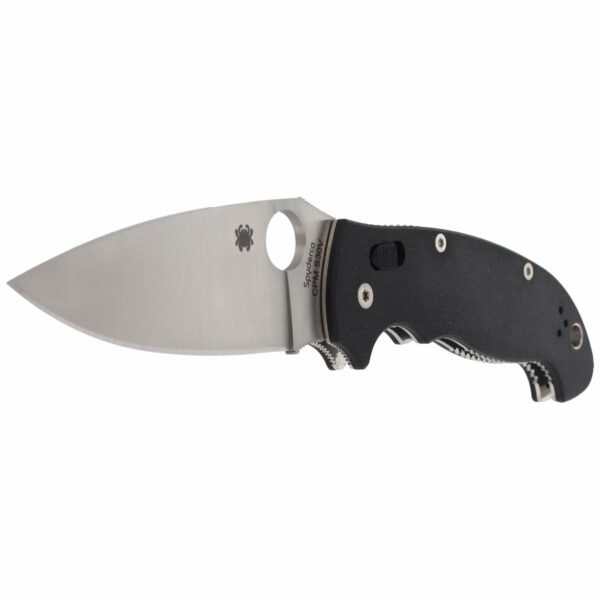 Nóż składany Spyderco Manix 2 XL G-10 Black Plain (C95GP2)-2