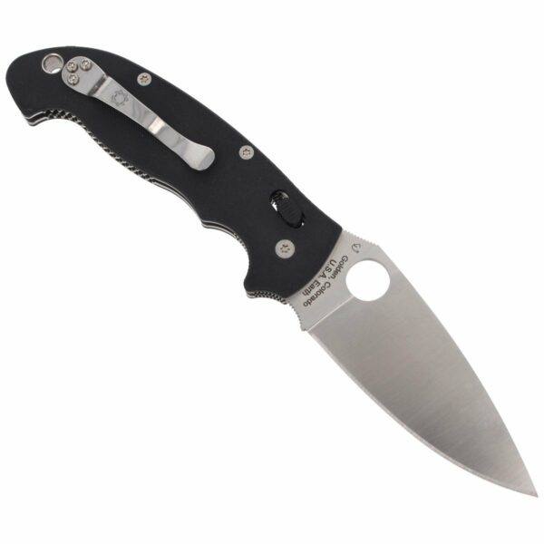 Nóż składany Spyderco Manix 2 XL G-10 Black Plain (C95GP2)-3