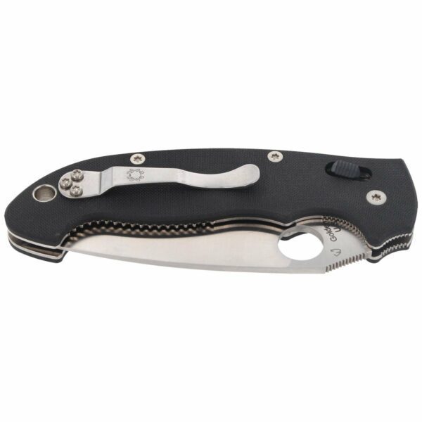 Nóż składany Spyderco Manix 2 XL G-10 Black Plain (C95GP2)-6