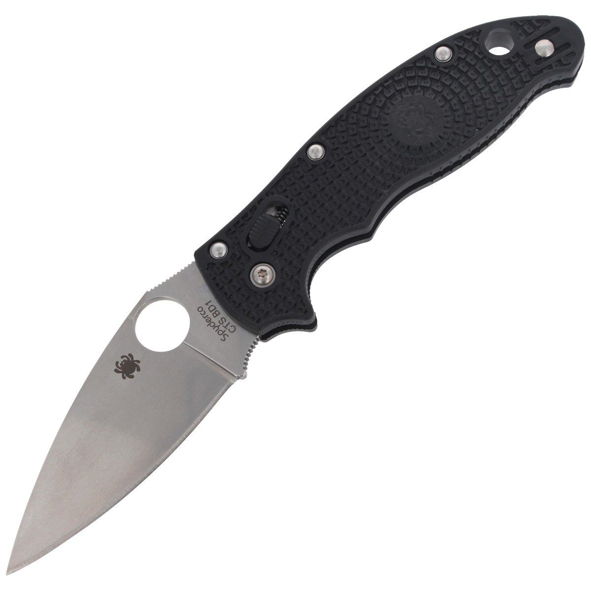 Nóż Spyderco Manix 2 Black Lightweight Plain (C101PBK2)-1