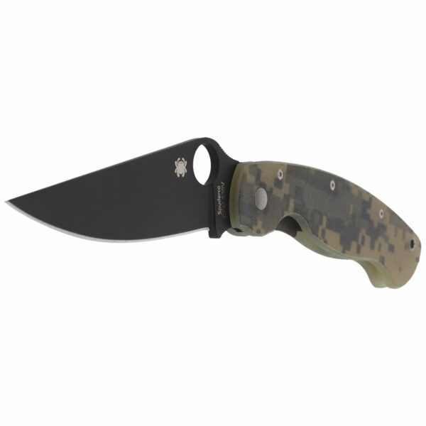 Nóż składany Spyderco Military G-10 Camo / Black Blade (C36GPCMOBK)-2