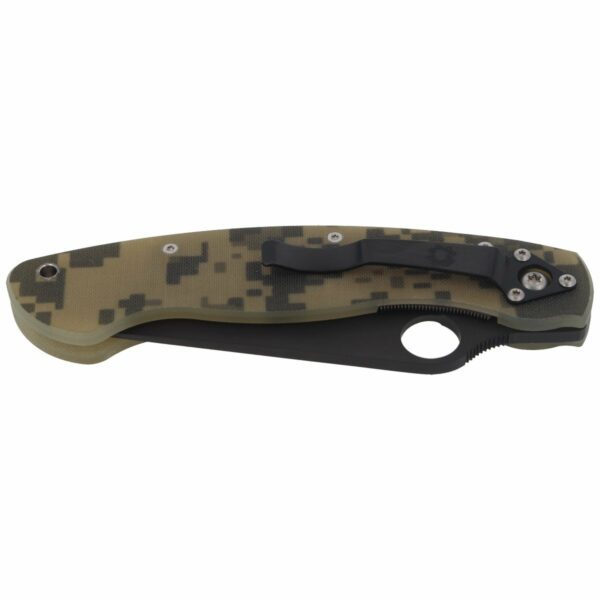 Nóż składany Spyderco Military G-10 Camo / Black Blade (C36GPCMOBK)-6