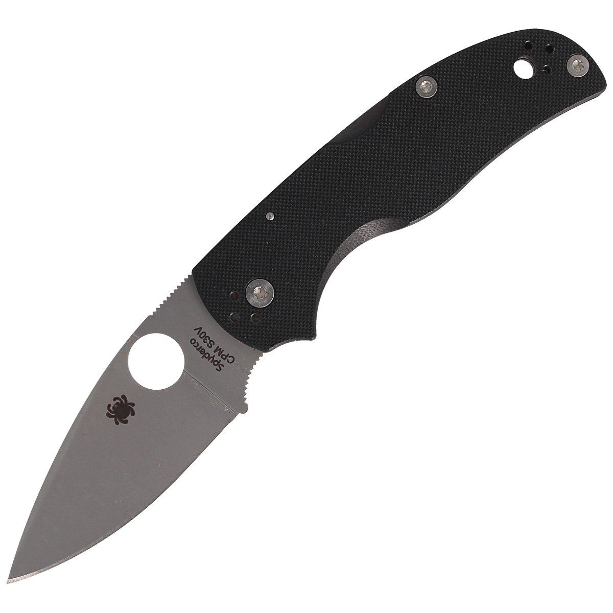 Nóż składany Spyderco Native 5 G-10 Black Plain (C41GP5)-1