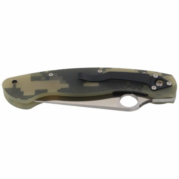 Nóż składany Spyderco Military G-10 Camo Plain (C36GPCMO)-6