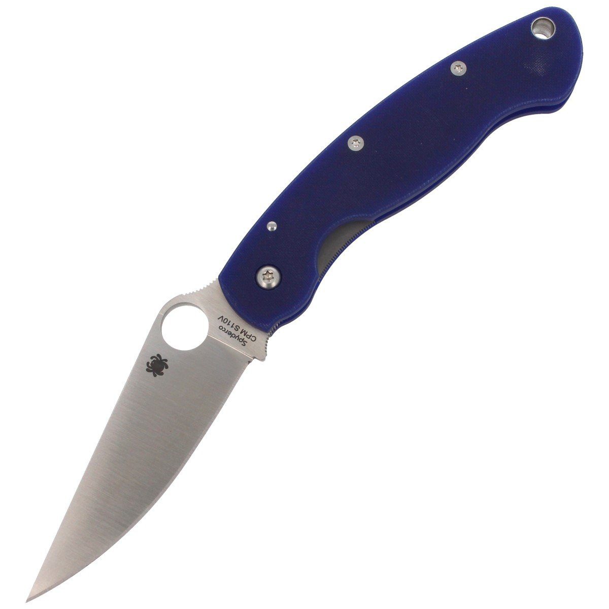 Nóż składany Spyderco Military G-10 Dark Blue CPM S110V (C36GPDBL)-1