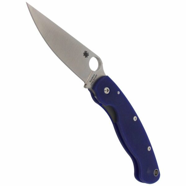 Nóż składany Spyderco Military G-10 Dark Blue CPM S110V (C36GPDBL)-4