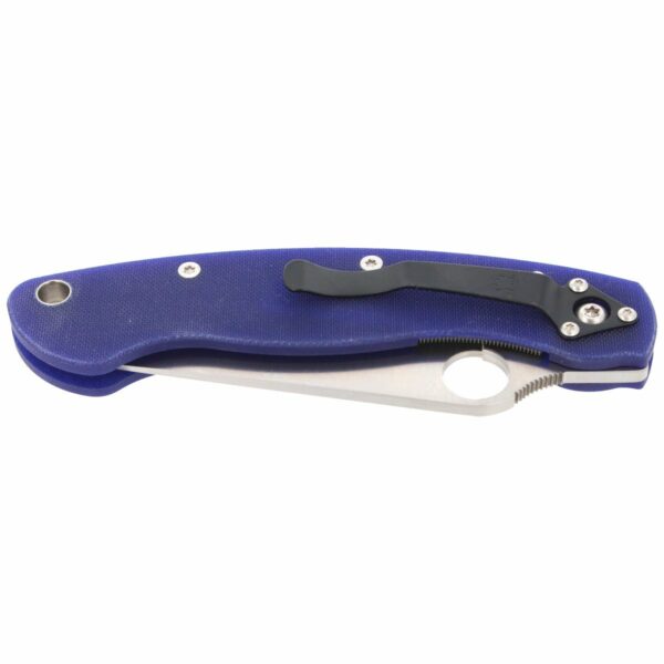 Nóż składany Spyderco Military G-10 Dark Blue CPM S110V (C36GPDBL)-6