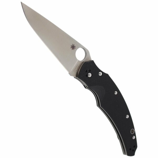 Nóż składany Spyderco Opus Black G-10 Plain (C218GP)-4