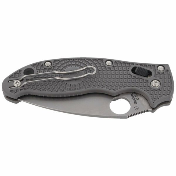 Nóż Spyderco Manix 2 Lightweight Gray Maxamet Plain (C101PGY2)-6