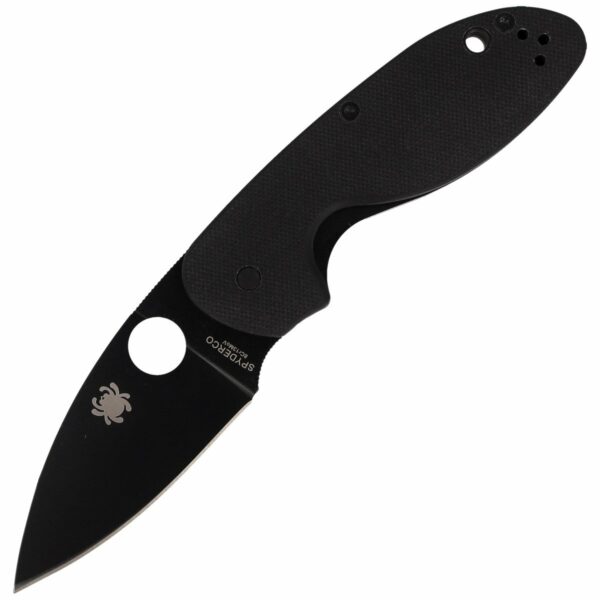 Nóż Spyderco Efficient G-10 Black / Black Blade Plain (C216GPBBK)-1