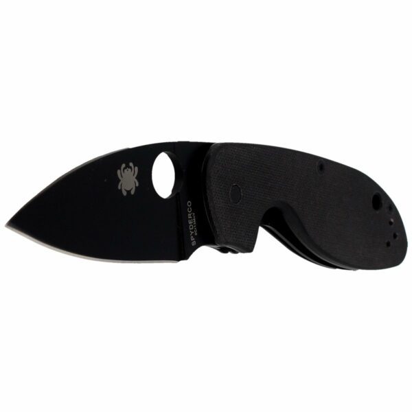 Nóż Spyderco Efficient G-10 Black / Black Blade Plain (C216GPBBK)-2