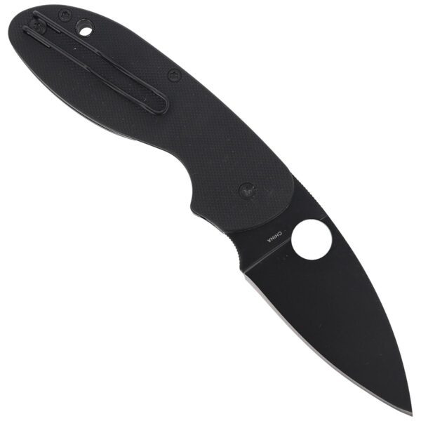 Nóż Spyderco Efficient G-10 Black / Black Blade Plain (C216GPBBK)-3