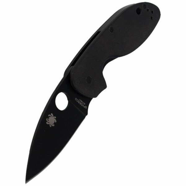 Nóż Spyderco Efficient G-10 Black / Black Blade Plain (C216GPBBK)-6