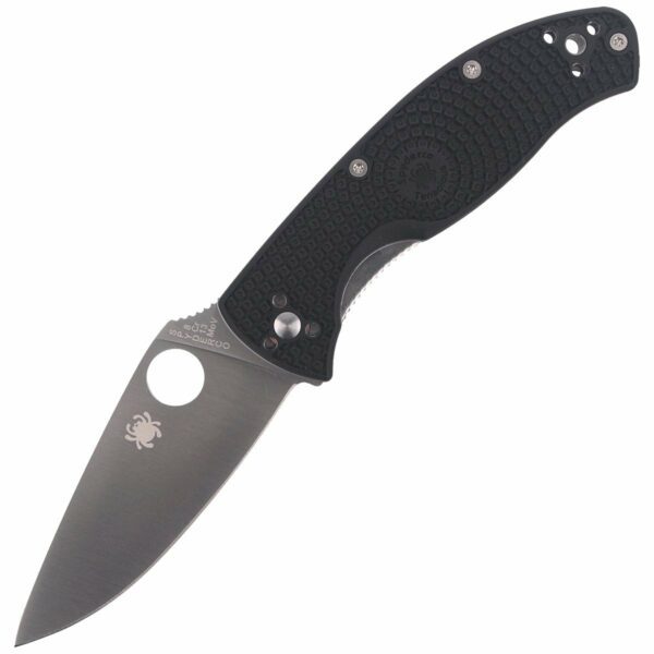 Nóż składany Spyderco Tenacious FRN Black Plain (C122PBK)-1